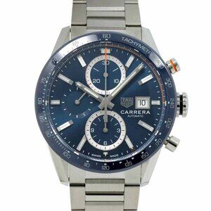 TAG Heuer Carrera Chronograph CBM2112-0 Date Blue Dial Mens 90276288